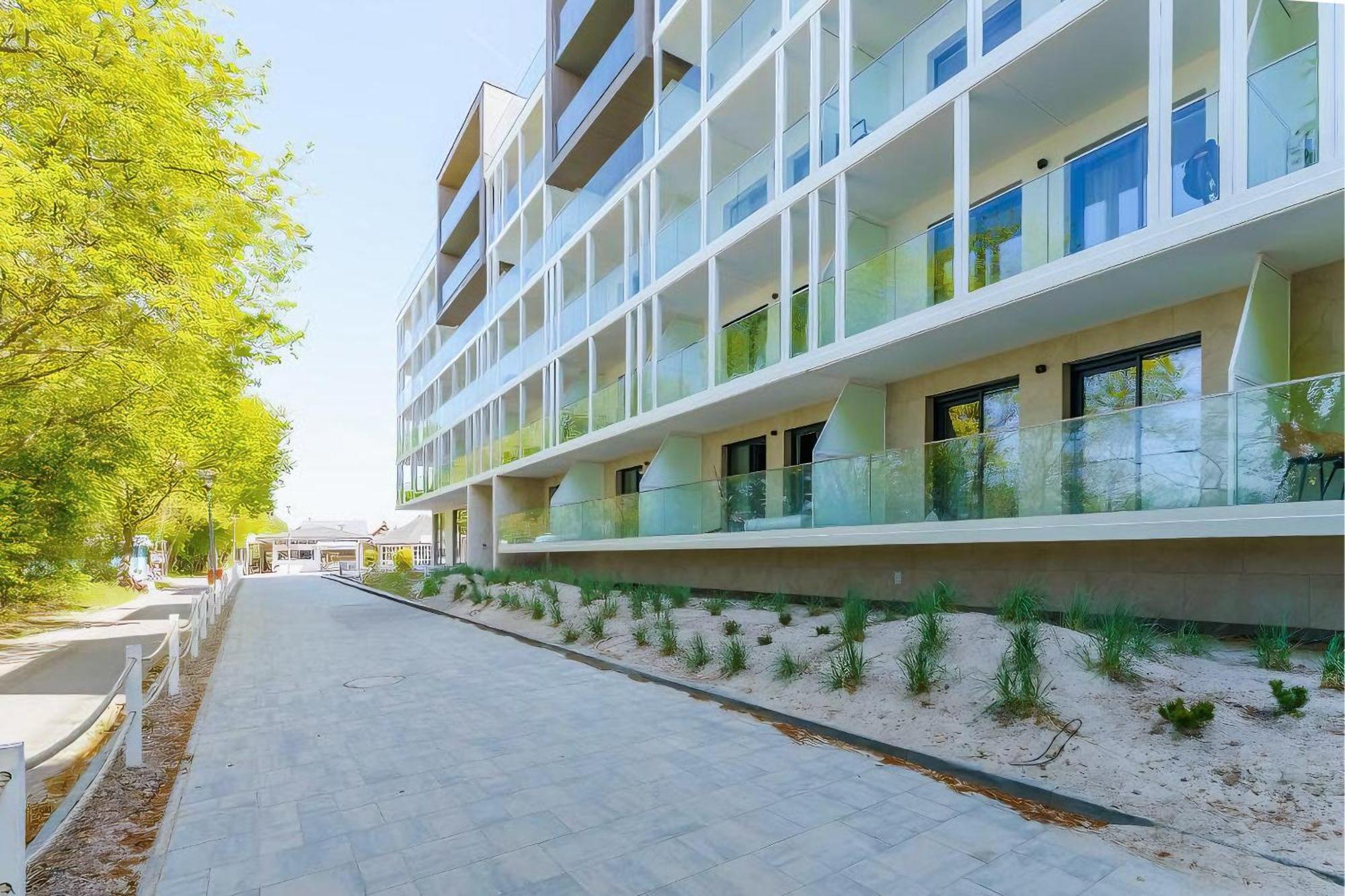 Apartament 018 Tuz Przy Plazy Z Tarasem I Parkingiem Perlowa Przystan Sianozety Buitenkant foto